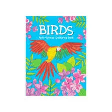 Birds Anti-Stress Colouring book