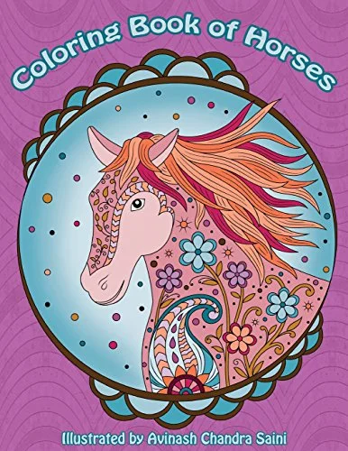 Coloring Book of Horses