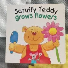 Scruffy Teddy grows flowers