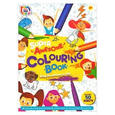 Super Awesome Colouring Book