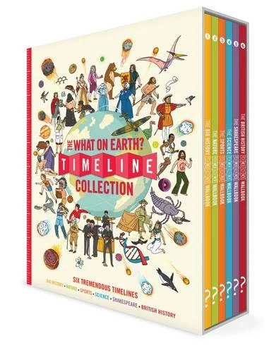 The What on Earth Timeline Collection - (6 Books Collection with magnifier glass)